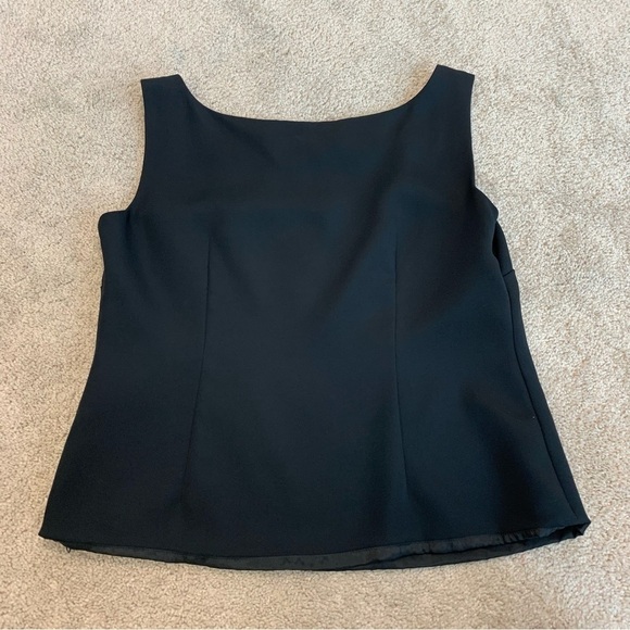 Lafayette 148 New York Women's 6 Black Classic Tops Sleeveless - Picture 2 of 9